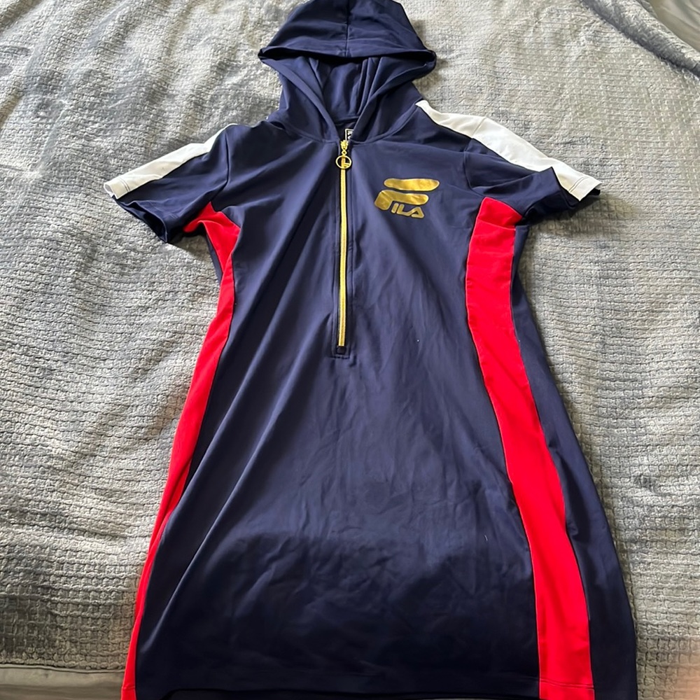 Red White and Blue FILA Dress